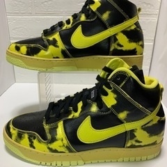 Nike Dunk High 1985 SP "Yellow Acid Wash"