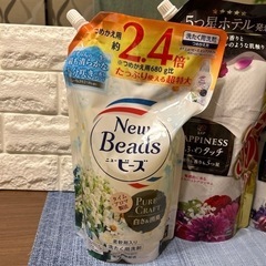 ☆夢ふわタッチ柔軟剤大、小&ニュービーズ詰め替え用☆の画像