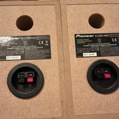 パイオニア　ペアスピーカー スピーカーケーブルつきの画像