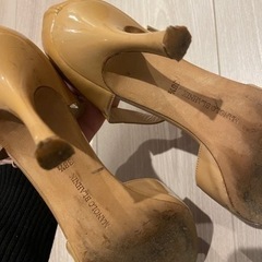 マノロブラニク　ヴィンテージ　オープントゥ　ハイヒール　パンプスの画像
