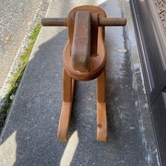 ビンテージ、木馬 ロッキングホース 玩具　の画像