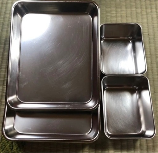 ステンレス角バット１４枚