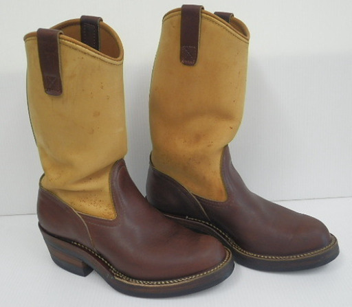 FLAT HEAD フラットヘッド WESCO別注 バイカラー ペコス・ウエスタンブーツ 6E