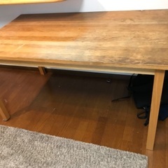 お値下げ。無印ダイニングテーブル、ソファ