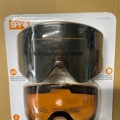 【神戸市、たつの市で受け渡し可】スパイ MAINSTAY 大人用 スノーゴーグル セットの画像