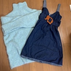 ニットとワンピース
