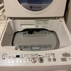 【最終値下】シャープ洗濯機　乾燥機能付き　シングル用の画像
