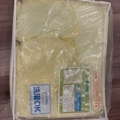 値下げ！！1,000円→600円　9割新、ベビーベットと掛け布団セット