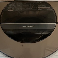 ジャンク品。SHARP ES-GV10D-T 全自動洗濯機 洗濯10.0kgの画像