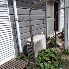 物干し竿ポールとベース