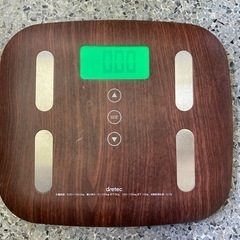 【500円】ドリテック体重計/引渡し期限3月30日まで