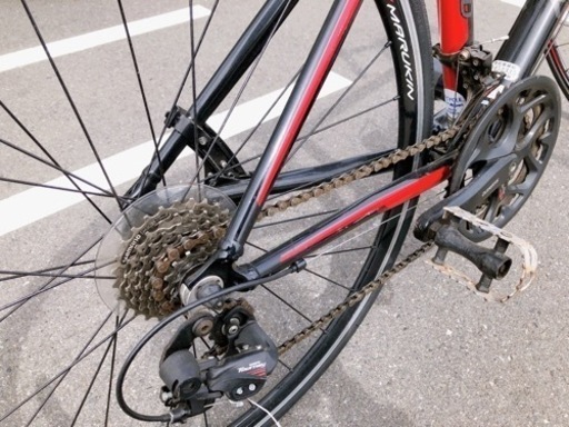 【引取】マルキン ロードバイク 25C 自転車 ブラック