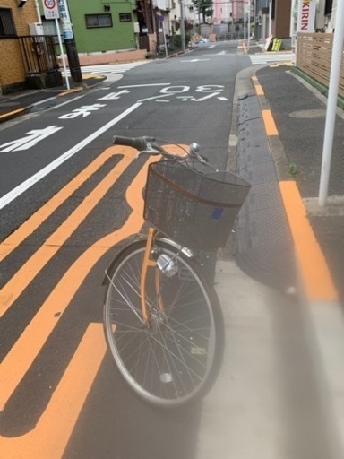 オレンジ自転車
