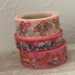マイメロ　マスキングテープ　3つ