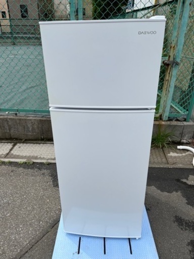 2017年製 DAEWOO 大型2ドア 冷凍冷蔵庫【DR-TM15AW】147L トップフリーザー