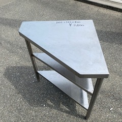 ☆中古品 作業台 865×545× 800 コーナー用作業台 厨...