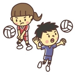 男女混合バレー
