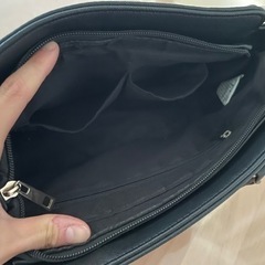 Amavel サイドレースアップショルダーバッグ 黒の画像