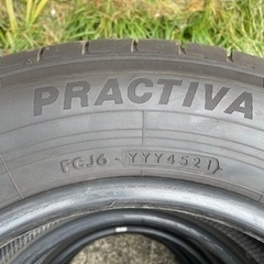 【期間限定値引き3/31まで】185/70R14  88S　9-9.5分山　ヨコハマ2021年　夏タイヤ4本の画像