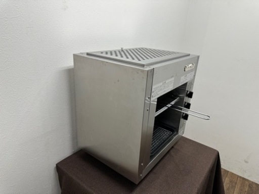 リンナイ　Rinnai　業務用　グリラー　都市ガス　焼魚　店舗　飲食店　２０２１年製　ＲＧＰ－４３ＳＶ