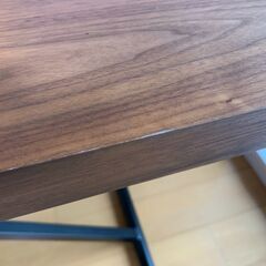 中古 ニトリ 昇降ダイニングテーブルの画像