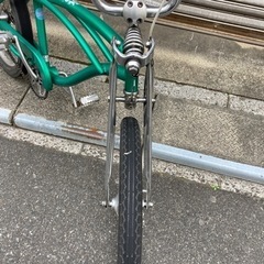 売ります‼︎ローチャリ風ビーチクルーザー＿20インチ＿グリーンの画像