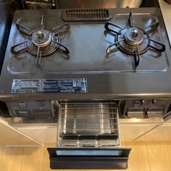 ガスコンロ　2口の画像
