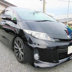 トヨタ　エスティマ【自社ローン対応可】ＨＤＤナビフルセグ・ＷＰスラ・Ｂカメ・Ｒモニター・ドラレコ・１９ＡＷの画像