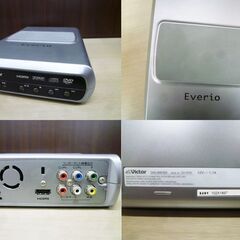 ジャンク Victor DVDライター 2007年製 CU-VD40 Everio 再生機能付き リモコン・ACアダプター付属 中古 ビクター 苫小牧西店の画像