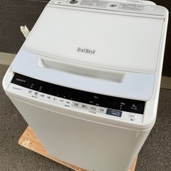 受付終了※限定値下げ4/9迄【特価】美品❗️ HITACHI(日立) ビートウォッシュ　洗濯機　8kg 2019年製　BW-V80E