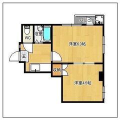 初期費用ゼロ円物件　2K　30.50ｍ2　