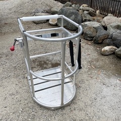 造園　カゴ　ユニック　ミツル製アブソーバー式