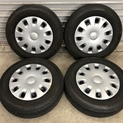 【S2863】20年製 145/80R13 ブリジストン ネクストリー ダイハツ 鉄ホイール 4本