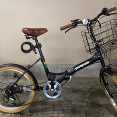 折り畳み自転車(パタゴニア ステッカー付き)の画像