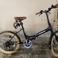 折り畳み自転車(パタゴニア ステッカー付き)の画像