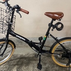 折り畳み自転車(パタゴニア ステッカー付き)の画像