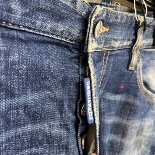 42 青タグ　DSQUARED2  タイディ　バイカー　デニム　ジーンズ