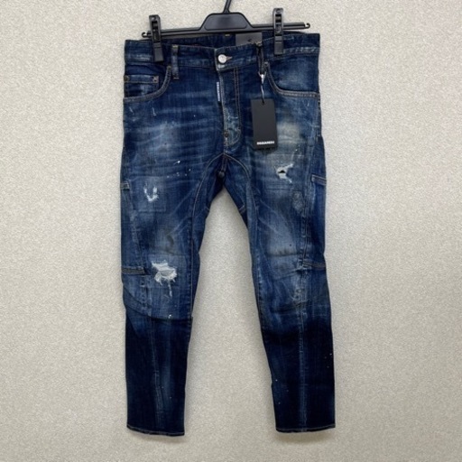 44 青タグ　DSQUARED2  タイディ　バイカー　　デニム　ジーンズ