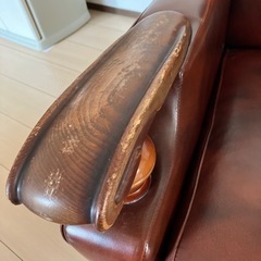 1人掛けソファー破れありの画像