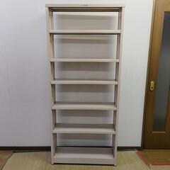 アルミの本棚無料で差し上げます。