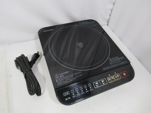 1ヶ月保証/IHクッキングヒーター/IHコンロ/1000W/卓上/1口/アイリスオーヤマ/IHK-T32/中古品/JKN5111/