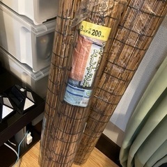 新品 すだれ ブラウン 88巾×長さ200cm