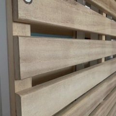 すのこベッド　シングル　折りたたみベッド　【美品】の画像