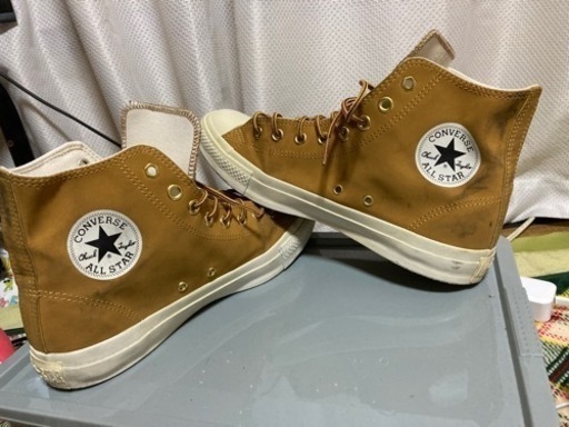 CONVERSEハイカット-キャメル色