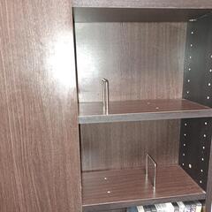 (受付4/30まで)　隙間スライド収納(本棚・DVDラック)さしあげます。の画像