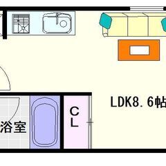🌟ジモティー限定格安プラン🌟【S-FORT桜川】4号タイプ！1L...