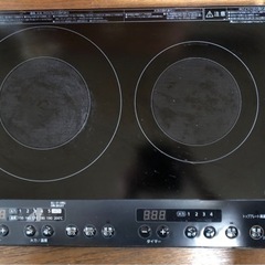 値下げしました！2020年製　アイリスオオヤマ　IH 2口コンロ...