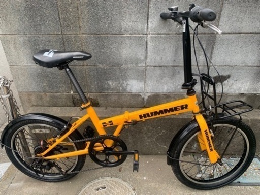 ★ハマー折りたたみ自転車、ギア7段★