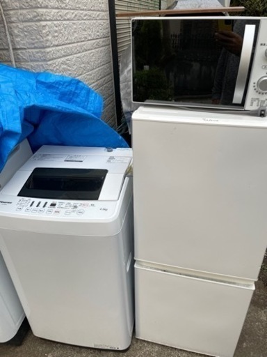 3点セット　冷蔵庫　洗濯機　レンジ