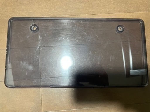 スモーク ナンバーカバー